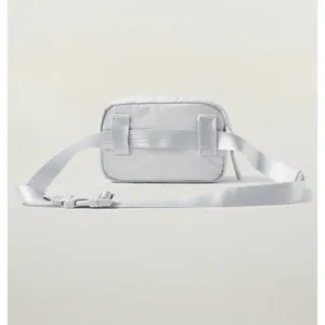 New Athleta All About Crossbody Belt Bag Snowfall Blue thumbnail 5