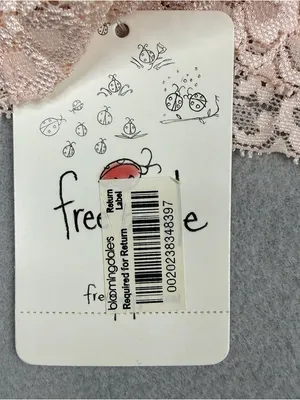 Free People Intimately Lace Bandeau Bralette XS Soft Pink NWT thumbnail 4
