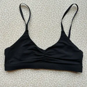 NWOT Me Undies Black Feel Free Ruched Bralette thumbnail 7