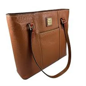 DOONEY & BOURKE Small Pebble Lexington Shopper Tote Purse Bag Caramel Leather thumbnail 3