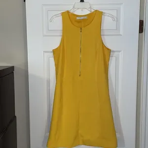 Trina Turk Bright Yellow Reef A-line Dress thumbnail 3