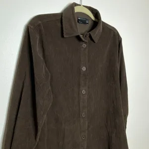 VTG Style Asos Corduroy Cotton Front Button Clueless Layer Shacket 4 (no belt) thumbnail 3