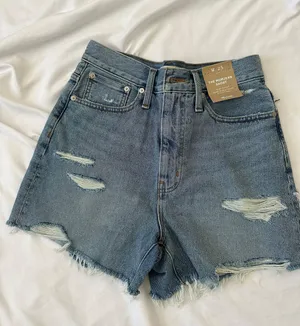 Madewell The Mom Jean Shorts thumbnail 1