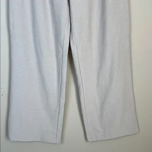 Vuori Elevation Trouser Wide Leg Pants Heathered off white Size Large thumbnail 3