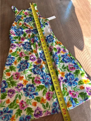 NWT For Love and Lemons Lucy Open Back Cutout Mini Dress Multi Floral Women’s XS thumbnail 15