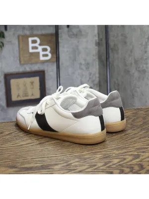Universal Thread Womens Low Top Lace Flat Sneakers White Multi 10M thumbnail 2