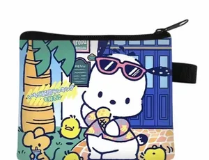 Source Unknown NWOT Cute Coin Pouch / Mini Cosmetic Bag – Zippered Wristlet Style thumbnail 1
