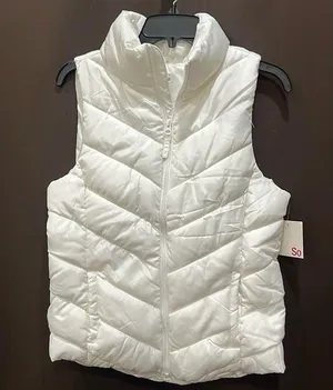 SO, Puffer Vest, Coconut White, Size Medium - NWT thumbnail 1
