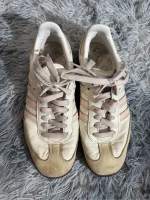 adidas Samba Sneakers - White, Light Pink, Brown 🚨Limited liquidation🚨 thumbnail 2