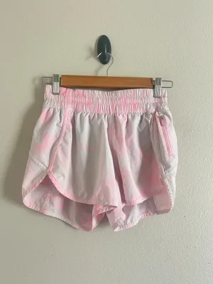 - Lululemon Tracker Short V *4" Diamond Dye White Miami Pink | SIZE: 6 🦄 thumbnail 4