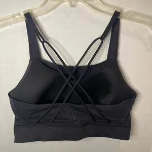 Nike Black Strappy Sports Bra thumbnail 2