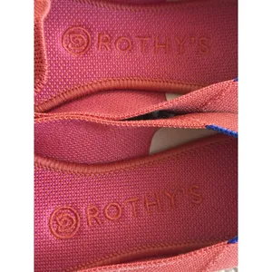 Rothy's Sunset Red‎ Loafer Flats Size 7 Retired Color Slip On Comfort Walking thumbnail 8