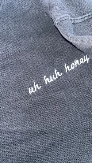 PacSun Uh Huh Honey Distressed Crop Crewneck thumbnail 2