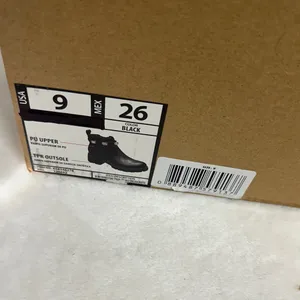 Stylish Black Ankle Boots with Gem Details Size 9 thumbnail 11