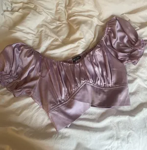 Nasty Gal Purple Crop Top thumbnail 3