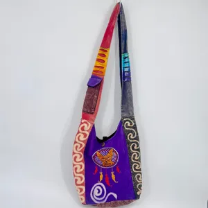 Y2K Boho Festival Sling Bag Psychedelic Wolf Dreamcatcher‎ Rising International thumbnail 2