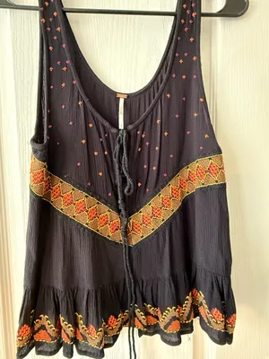 Free People Embroidered Top thumbnail 2