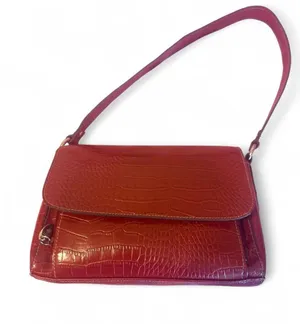 Liz & Co vintage y2k red croc embossed shoulder bag thumbnail 1