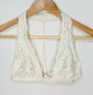 Free‎ People Intimately Lacey Beige Bralette XS thumbnail 1