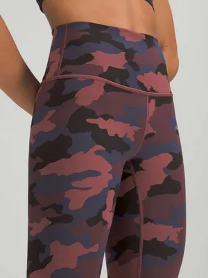 EUC Lululemon Wunder Under High-Rise Camo Smoky Night Sea Size 4 thumbnail 2