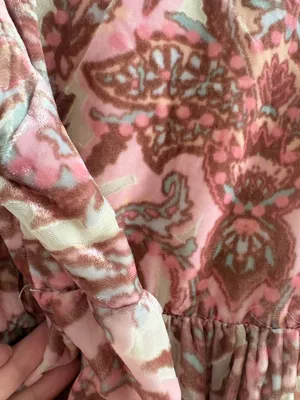 Free People All the Time Paisley Velvet Floral Mini Dress Small thumbnail 12