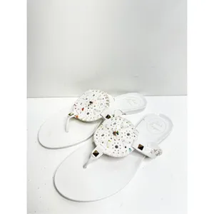 Jack Rogers Sandals Womens Size 5‎ White Georgica Jelly Slip On Flats thumbnail 2