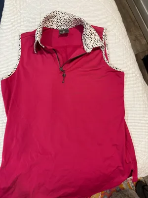 Pink Golf Polo thumbnail 1
