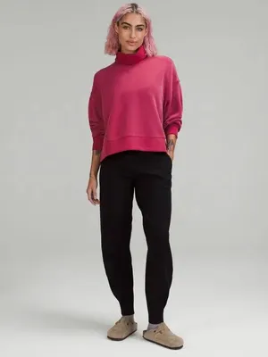Lululemon Softstreme Turtleneck Pullover Pomegranate Size 8 thumbnail 3