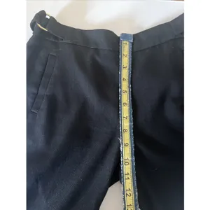 H&M -Womens Dress Pants / Slacks with Gold Buckels - Size 4 - Black thumbnail 9