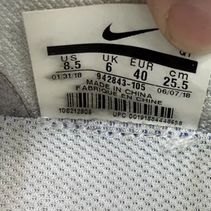 Nike Air Vapormax Flyknit 2 Triple White Vast Grey 942843-105 Women's Size 8.5 thumbnail 12