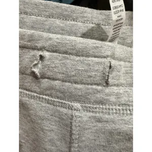 Alo Yoga Urban Moto Sweatpants Heather Grey Ribbed Joggers Womens no drawstring thumbnail 6