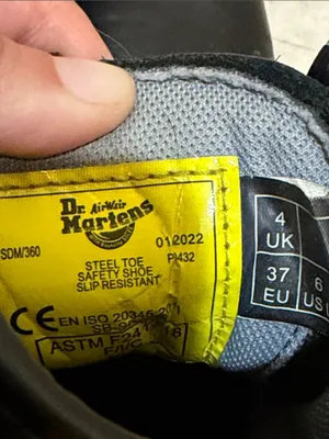 Women’s Dr Martens Air Wair Steel Toe Work Boots SDM/360 thumbnail 7