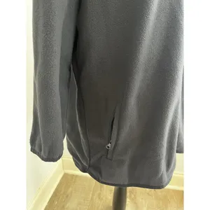 LL Bean Womens XL Full Zip Fleece Jacket Black Outdoor Gorpcore Granola Hiking thumbnail 3