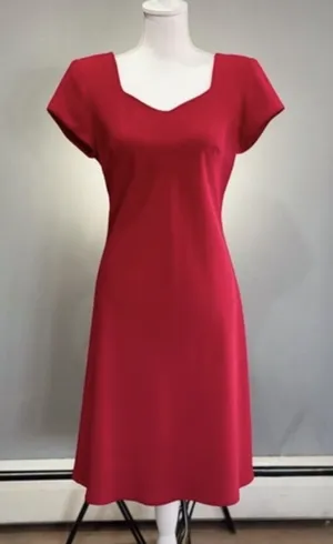 CLEARANCE! Red Vintage Fashion Bug A-Line Dress Size 12 EUC thumbnail 1