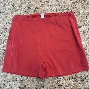 HALARA breezeful Burnt Orange coral pocket Active Shorts size large no flaws thumbnail 1