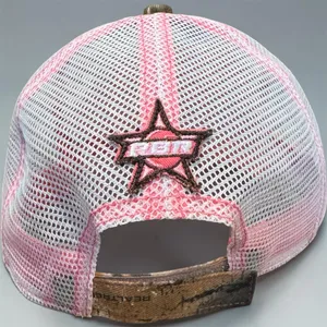 Infinity Headwear -Camouflage /Pink Trucker Vel-cro back Cap thumbnail 3