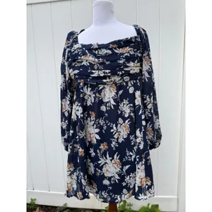 Abercrombie & Fitch Emerson Balloon Sleeve Mini Dress Size XL thumbnail 3
