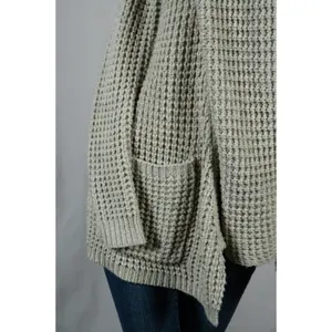 Womens Urban Outfitters byCORPUS Gray Knit Open Drape Cardigan Size M thumbnail 3