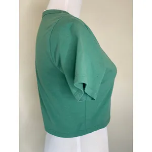 Cotton On Green Crop Top T Shirt Sz Large thumbnail 4