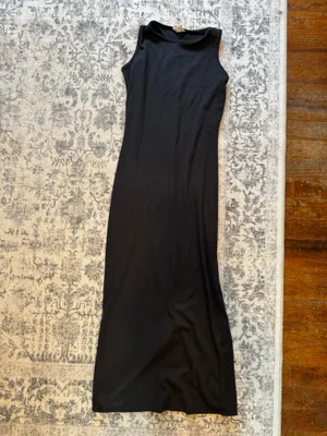 Black Bodycon Maxi Dress thumbnail 2