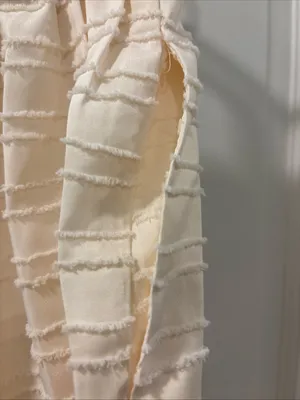 Commence Women’s Trouser Shorts Size Medium Cream Elastic Waist Pull On Stretch thumbnail 5