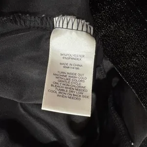 Juicy Couture Black Metallic Sweatpants Joggers Women’s Small thumbnail 3