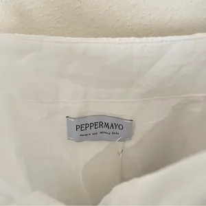 PEPPERMAYO Cole Maxi Dress in White Size US 0 thumbnail 2