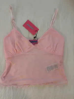 Edikted Serafina Sheer Mesh Tank Top thumbnail 2