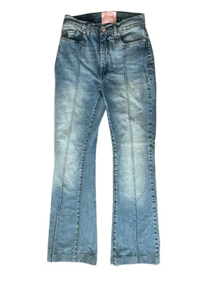 Revice Denim Women’s Venus Flares High Waist Star Rear Flared Jeans in Eclipse Wash 27 thumbnail 3