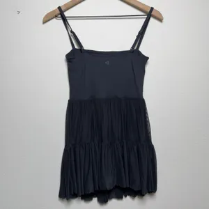 Blogilates Women Ballerina Dress Small Black Tiered Mesh Skirt Built-in Shorts thumbnail 9