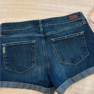 PAIGE Indigo Denim Jean‎ shorts size 29 thumbnail 6