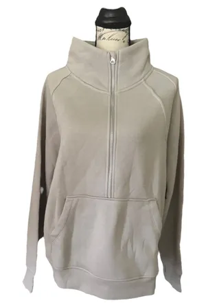 Danskin Mock Neck Mixed Rib Half Zip Pullover Jacket Size 2X thumbnail 1