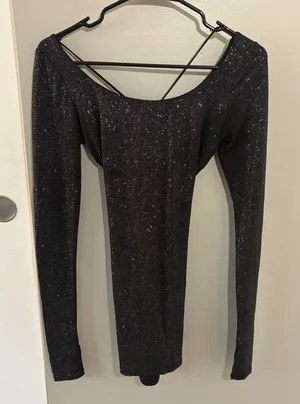 Lucy in the Sky Severina Long Sleeve Bodycon Dress Black Size Women’s Small thumbnail 1