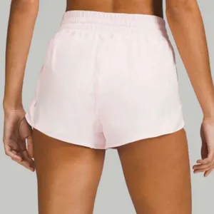 Lululemon Hotty Hot High Rise Athletic Shorts Strawberry Milkshake Pink 12 NWT thumbnail 4